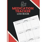 Medication Tracker Log Book: Daily Medication and Supplement Record Journal with Morning, Afternoon and Evening Intake Pages