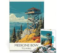 Medicine Bow Art Puzzles 1000 pièces | Pour s'amuser en famille chaque pièce est unique et renforce l'amour entre les couples. 52x38cm
