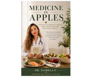 Medicine in Apples: The Step-by-Step Physician’s Guide to Reversing Overweight, High Cholesterol and Triglycerides. Includes a 12-Week Meal Plan, Smart Grocery Shopping List, and Chair Exercises.