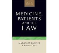 Medicine Patients and the Law by Emma Cave Inconnu (Auteur)