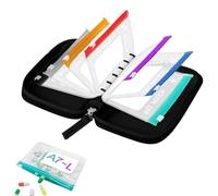 Medicine Storage Holder, Supplement Container, Travel Dispenser, Pocket Car