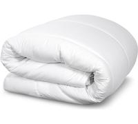 Medicline Couette 4 saisons Couverture toute l'année Couverture de sommeil Couverture en silicone Microfibre antiallergique (135 x 200 cm, Blanc)
