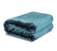 Medicline Couverture épaisse en Tissu hypoallergénique, Poids: 570 g/m², Couverture Lisse en Fibres de Haute qualité (160 x 200 cm, Vert)