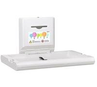 Mediclinics CP0016H Table à langer horizontale Biocote® en plastique Blanc