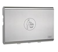 Mediclinics CP0016HCS Table à langer horizontal Biocote® Plastique Acier inoxydable Panneau avant