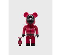 MEDICOM BEARBRICK 400% SQUID GAME WORKER 2-PACK men red taille: ONE SIZE