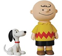 Medicom Snoopy - Mini Figurines UDF série 12 50's Snoopy & Charlie Brown 4 - 9 cm