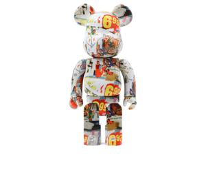 Medicom Toy Be@rbrick Andy Warhol x Jean-Michel Basquiat - UNI