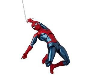 Medicom Toy MAFEX No. 262 Spider Man Costume rouge et bleu, hauteur totale env. 150 mm, sans écaille, figurine d'action pré-peinte
