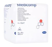 Medicomp Lot de 100 compresses non stériles 10 x 10 cm