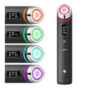 Medicube Age-R Booster Pro Appareil thérapeutique LED 6 en 1 pour une absorption améliorée, radiance, élasticité, contour du visage et soin des pores avec 4 modes - Soin professionnel de la peau