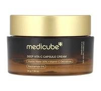 Medicube Hydratant visage Deep Vitamin C – Capsules dorées liposomales anti-rides – 1.94 oz