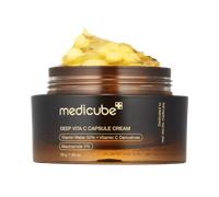 medicube Crème Hydratante Pour Le Visage Deep Vitamin C Golden Capsules, Capsules Liposomiques Pour Les Rides, Gel Transparent Skin Radiance Pour Une Hydratation Éclatante, 1,94 Oz