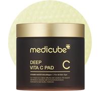 Medicube Deep Vita C Facial Pads Vitamin C Toner Pads pour teint irr gulier 500 000 PPM d'eau vitamin e et 3 types de vitamines Hydratant et resu