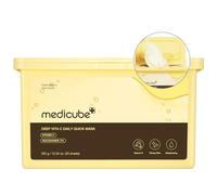 Medicube Deep Vita C Lot de 30 masques coréens quotidiens à déclenchement rapide, triple complexe vitaminé pour la brillance et l'humidité, certifié végétalien