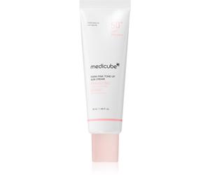 medicube PDRN Pink Tone Up Sun Cream crème hydratante protectrice SPF 50 50 ml