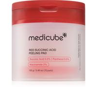 medicube Red Succinic Acid Peeling Pad patchs exfoliants pour peaux à problèmes 70 pcs