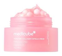 Medicube Salmon DNA PDRN Pink Crème Capsules - Crème hydratante légère avec PDRN & Niacinamide - Pour teint uniforme & éclat - 1.94 oz