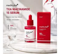 MEDICUBE TXA Niacinamide 15 Sérum 30ml Soin de la peau coréen, Sérum éclaircissant pour le visage à l'acide tranexamique avec de la niacinamide, Soin des taches brunes & Essence hydratante éclatante p