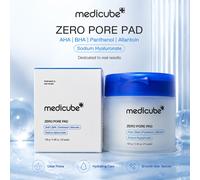 Medicube Zero Pore Pad 70 Tampons Soins de la Peau Coréens, Tampons Toniques Exfoliants AHA BHA avec Panthénol & Acide Hyaluronique, Tampons Faciaux Soins des Pores pour une Peau Lisse et Claire