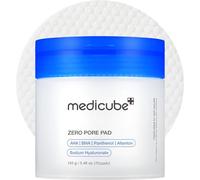 Medicube Zero Pore Pads 2.0 Lot de 70 coussinets de toner double texture pour le visage pour exfoliation et soin des pores avec 4,5% d'acide lactique AHA et 0,45% d'acide salicylique BHA, idéal pour