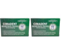 Medident-CIMADENT Pansement dentaire - prêt à l'emploi pour boucher une carie ou une obturation perdue ou plombage .Excellent pansement provisoire en attendant le dentiste.30 applications (Lot de 2)