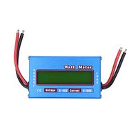 Medidor de potencia RC, analizador de energía de batería avec pantalla LCD digital, probador de voltaje, amperaje y potencia de 0 a 100 A CC para sistemas solares, vehículos