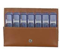 Medidose Pilulier Hebdomadaire Cuir Cognac NL/FR Boîte 1 pc(s)