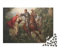 Médiéval Chivalry | pour Adultes |Sauver la Princesse| 38x26cm/1000pcs Puzzles Jeux Éducatifs Puzzles De Décoration Intérieure