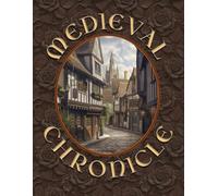 ‘Medieval Chronicle’ ~ Journal: 120 pages. 8.5” x 11”. Paperback. Cover ~ Street scenes from the Late Middle Ages. Interior ~ Wide Ruled topped with a blank date line