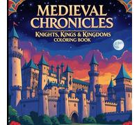 Medieval Chronicles: Knights, Kings & Kingdoms Coloring Book: Medieval Relaxing Coloring Book filled with Knights, Kings, Assassins, Mages, and Kingdoms