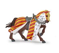Papo Figurine Cheval de Tournoi Réaliste – Jouet enfant 3+ Collection Fantastique & Médiéval