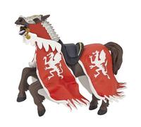 Medieval Et Fantastiques Cheval Du Roi Au Dragon Rouge