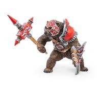 PAPO - Figurine Mutant Ours - Jouet Médiéval Fantastique Enfant dès 3 Ans - Idée Cadeau Garçon - Créature Héroïque Peinte à la Main - Figurine Armée avec Masse et Griffes - 36044