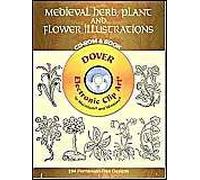 Medieval Herb Plant Flower Cd Rom