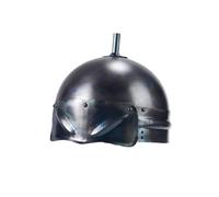 Medieval "Iron Buddha" Armour Helmet Shell, DIY Materials for Historical Reenactment, Unfinished Steel Helmet Body for LARP, Battle-Ready Knight Headwear(A)
