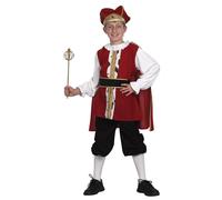 Bristol Novelty Ltd - Costume garçon Fancy Me 5 pièces Médiéval Tudor Nativité Rouge 4-6 ans