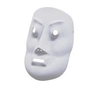 Medieval "Liao-Jin" Style Armour, Wearable Face Plate, DIY Unpainted Full-Face for, LARP, Historical Reenactment, Costume Party(B)