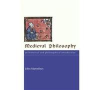 Medieval Philosophy by Marenbon John Trinity College University of Cambridge UK Paperback Book J MARENBON (Auteur)
