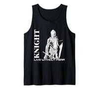 Medieval Renaissance Knight Live Without Fear Warrior Débardeur