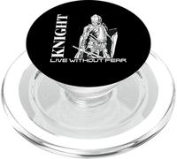 Medieval Renaissance Knight Live Without Fear Warrior PopSockets PopGrip pour MagSafe
