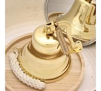 Medieval Replicas 7 " Complet Cuivre Navire Sonnette avec Support - Sonnette Porte