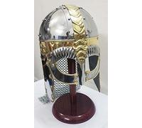 Medieval Replicas Casque médiéval/viking avec cotte de mailles