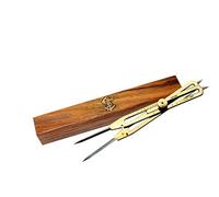 Medieval Replicas Séparateur proportionnel en Laiton Massif de 22,9 cm avec Jolie boîte en Bois Dur