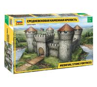 Medieval Stone Fortress Rr NEUF