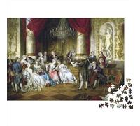Medieval Style 1000 Pièces Puzzle Papier Recyclé Oil Painting Puzzles pour Personnes Âgées Amusant and Stimulant Family Jeu Perfect pour Holiday Blessings 70x50cm/1000pcs