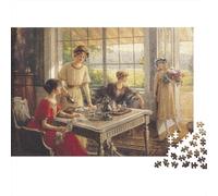 Medieval Style 1000 Pièces Recyclable Personnes Âgées Puzzle Medieval Style 1000 Pièces Soulage la Démence Sénile Family Gaming Time Props Great Gift