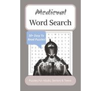 Medieval Word Search Puzzle Book: Word Search with Easy to Read Print about Medieval, Dragons, Knights and more | 6x9 inches, 110 pages | 50+ Puzzles ... Gift for a Vacation, Holiday and Free Times
