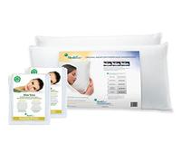 Mediflow 5222 Lot de 2 Coussins orthopédiques avec Housse de Protection à l'aloe Vera Blanc 40 x 80 cm