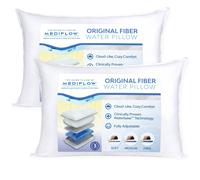 Mediflow Fibre Water Pillow - Oreiller rglable pour l'oreiller de soulagement de la douleur au cou pour les dormeurs de dos et d'estomac L'inven
